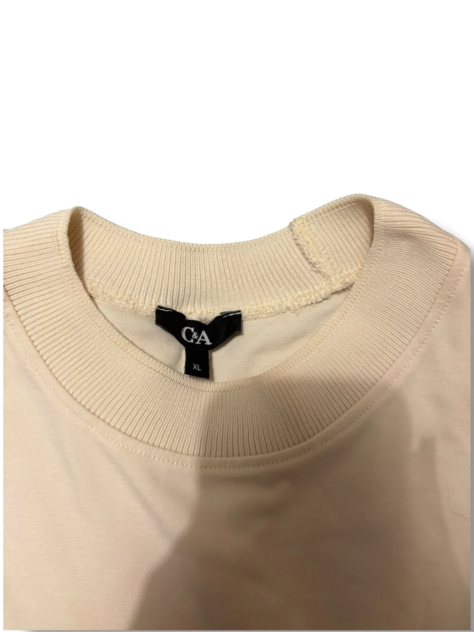 T-shirt crème C&A  – photo 3